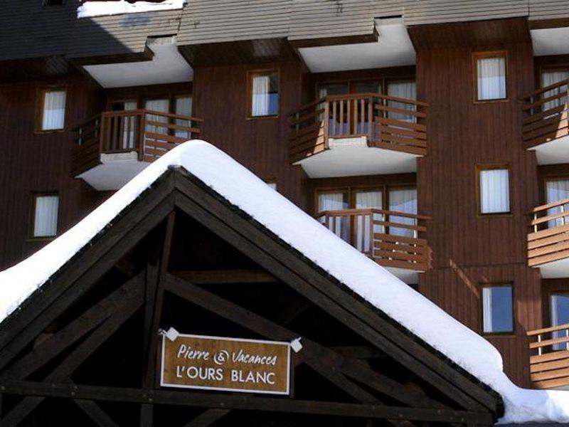 Résidence Pierre&Vacances L'Ours Blanc Alpe d'Huez Esterno foto